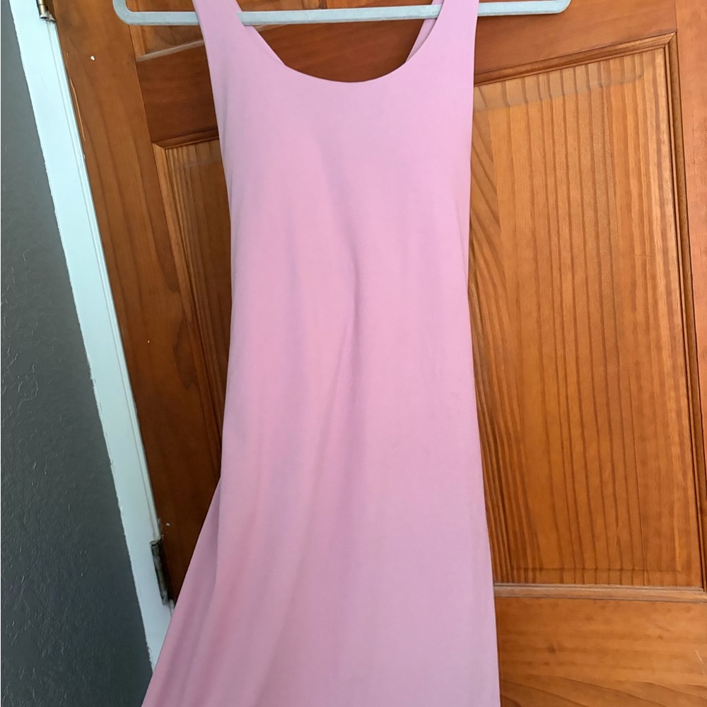 Kyodan Light Pink Maxi Scoop Neck Dress